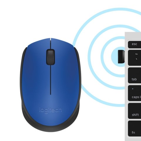 Mysz Logitech 910-004640 (optyczna; 1000 DPI; kolor niebieski Mysz Logitech 910-004640 (optyczna; 1000 DPI; kolor niebieski