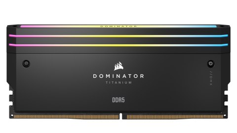 Pamięć DDR5 Corsair DOMINATOR TITANIUM RGB 64GB (2x32 GB) 6600 MT/s CL32 Intel XMP (WYPRZEDAŻ) Pamięć DDR5 Corsair DOMINATOR TITANIUM RGB 64GB (2x32 GB) 6600 MT/s CL32 Intel XMP (WYPRZEDAŻ)