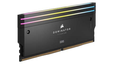 Pamięć DDR5 Corsair DOMINATOR TITANIUM RGB 64GB (2x32 GB) 6600 MT/s CL32 Intel XMP (WYPRZEDAŻ) Pamięć DDR5 Corsair DOMINATOR TITANIUM RGB 64GB (2x32 GB) 6600 MT/s CL32 Intel XMP (WYPRZEDAŻ)