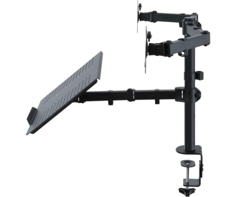 Uchwyt biurkowy do 2 monitorów LED/LCD 13-27" + notebooka L-25 ART Uchwyt biurkowy do 2 monitorów LED/LCD 13-27" + notebooka L-25 ART