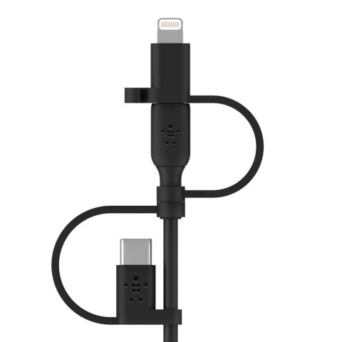 BELKIN CABLE 3W1 USB-A - LTG/MICROUSB/USB-C 1M BELKIN CABLE 3W1 USB-A - LTG/MICROUSB/USB-C 1M