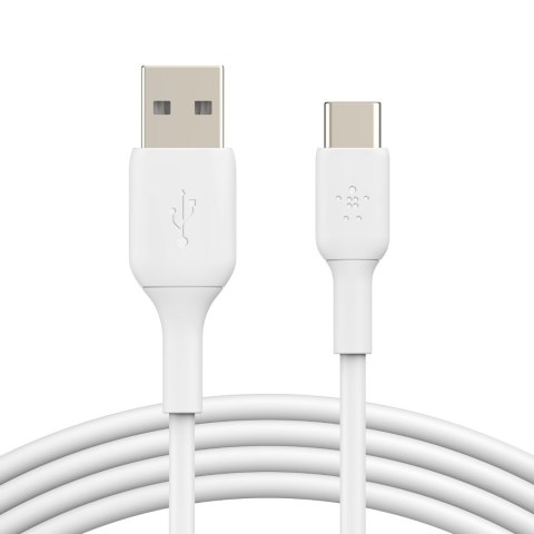 BELKIN KABEL USB-A TO USB-C, 1M, PVC, BIAŁY BELKIN KABEL USB-A TO USB-C, 1M, PVC, BIAŁY