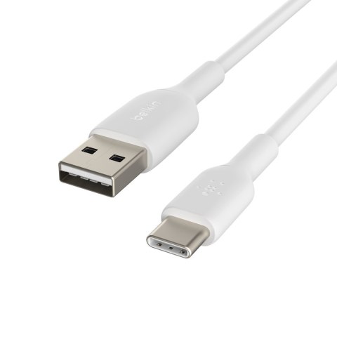 BELKIN KABEL USB-A TO USB-C, 1M, PVC, BIAŁY BELKIN KABEL USB-A TO USB-C, 1M, PVC, BIAŁY