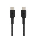 BELKIN KABEL USB-C - USB-C 2.0, OPLOT, 1M, CZARNY