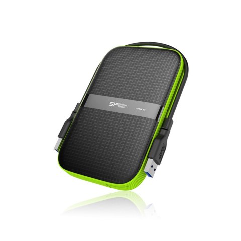 Dysk zewnętrzny HDD Silicon Power Armor A60 (5TB; 2.5"; USB 3.2; 5400 obr/min; Green-Black; SP050TBPHDA60S3K) Dysk zewnętrzny HDD Silicon Power Armor A60 (5TB; 2.5"; USB 3.2; 5400 obr/min; Green-Black; SP050TBPHDA60S3K)