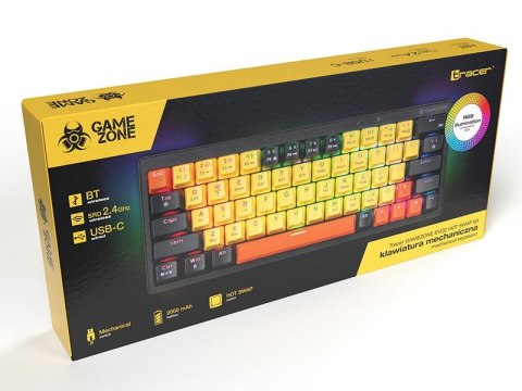 TRACER KLAWIATURA GAMEZONE EVO2 HOT SWAP 63 YELLOW TRACER KLAWIATURA GAMEZONE EVO2 HOT SWAP 63 YELLOW