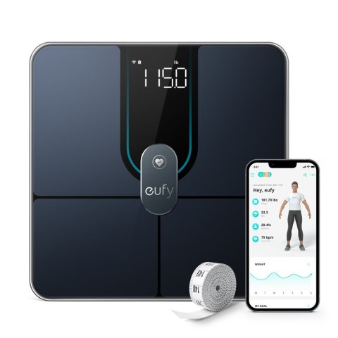 Waga łazien. EUFY Smart Scale P2 PRO Czarny