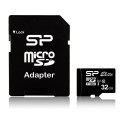 Karta pamięci Silicon Power microSDHC Elite 32GB CL10 UHS-1 (U1) + ADAPTER microSD-SD (SP032GBSTHBU1V10SP)