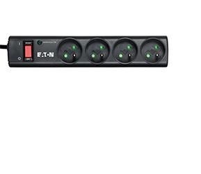 Listwa przeciwprzepięciowa EATON PS4F (4 x UTE; 10 A; kolor czarny) Listwa przeciwprzepięciowa EATON PS4F (4 x UTE; 10 A; kolor czarny)