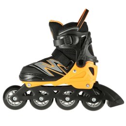 Łyżworolki NILS Extreme NA11010 czarno-pomarańczowe rozm. L (39-42)