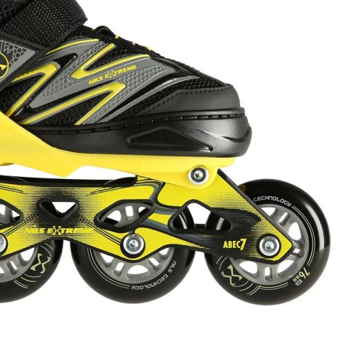 Łyżworolki NILS Extreme NA11010 czarno-żółte rozm. L (39-42) Łyżworolki NILS Extreme NA11010 czarno-żółte rozm. L (39-42)