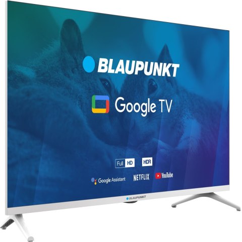 TV 32" Blaupunkt 32FBG5010S Full HD DLED, GoogleTV, Dolby Digital Plus, WiFi 2,4-5GHz, BT, biały TV 32" Blaupunkt 32FBG5010S Full HD DLED, GoogleTV, Dolby Digital Plus, WiFi 2,4-5GHz, BT, biały