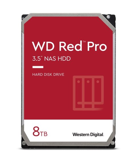 Dysk HDD WD Red Pro WD8003FFBX (8 TB ; 3.5"; 256 MB; 7200 obr/min) Dysk HDD WD Red Pro WD8003FFBX (8 TB ; 3.5"; 256 MB; 7200 obr/min)
