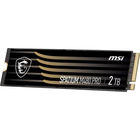Dysk SSD MSI SPATIUM M480 Pro 2TB PCIe 4.0 NVMe M.2 2280 Dysk SSD MSI SPATIUM M480 Pro 2TB PCIe 4.0 NVMe M.2 2280