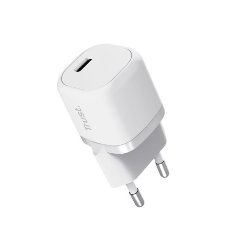 Ładowarka TRUST MAXO 20W USB-C Biała Ładowarka TRUST MAXO 20W USB-C Biała