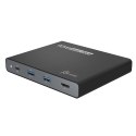 Stacja dokująca z zasilaczem j5create 90W Built in USB-C Travel Dock - EU 1xHDMI/2XUSB3.0/1xUSB-C czarna JCDP392-EN