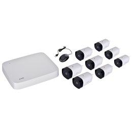 ZESTAWY DO MONITORINGU 8-KAMER TENDA K8P-4TR