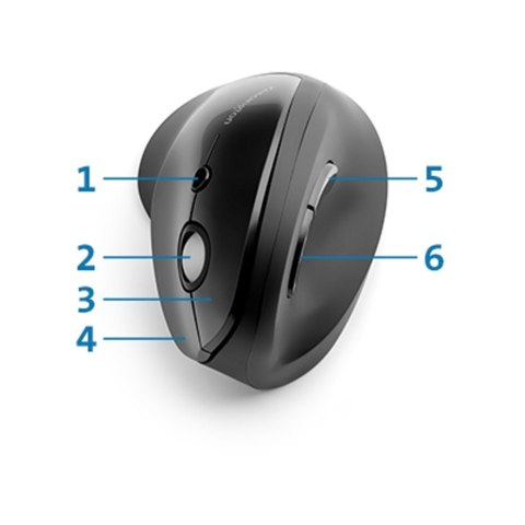 Kensington Pro Fit Ergo Mysz bezprzewodowa pionowa czarna Kensington Pro Fit Ergo Mysz bezprzewodowa pionowa czarna