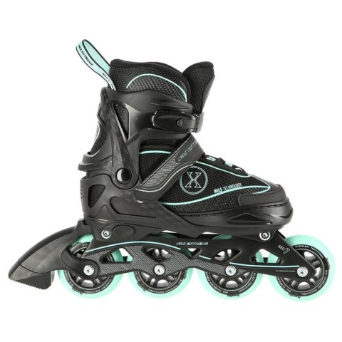 Łyżworolki NILS Extreme NA11008 czarno-miętowe rozm. L (39-42) Łyżworolki NILS Extreme NA11008 czarno-miętowe rozm. L (39-42)