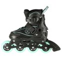 Łyżworolki NILS Extreme NA11008 czarno-miętowe rozm. L (39-42)