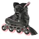 Łyżworolki NILS Extreme NA11008 czarno-różowe rozm. M (35-38)