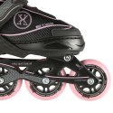 Łyżworolki NILS Extreme NA11008 czarno-różowe rozm. M (35-38)
