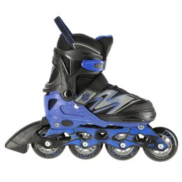 Łyżworolki NILS Extreme NA11010 czarno-niebieskie rozm. L (39-42)