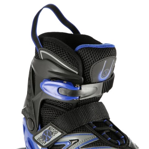Łyżworolki NILS Extreme NA11010 czarno-niebieskie rozm. M (35-38) Łyżworolki NILS Extreme NA11010 czarno-niebieskie rozm. M (35-38)