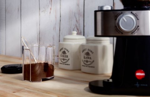 ELDOM MŁYNEK DO KAWY MK170 KAFE, 200 W, CERAMICZNE ŻARNA, REGULACJA GRUBOŚCI MIELENIA ELDOM MŁYNEK DO KAWY MK170 KAFE, 200 W, CERAMICZNE ŻARNA, REGULACJA GRUBOŚCI MIELENIA