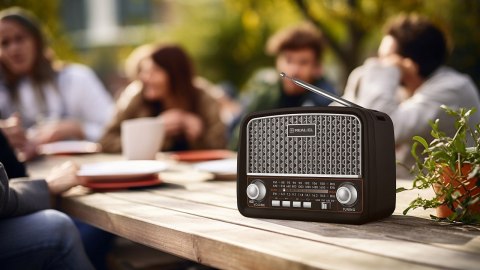Przenośny odbiornik radiowy REAL-EL X-520 Przenośny odbiornik radiowy REAL-EL X-520