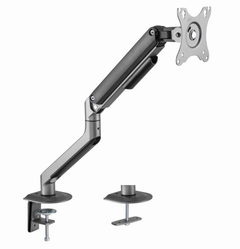 GEMBIRD BIURKOWE REGULOWANE RAMIĘ/UCHWYT NA MONITOR 17-32, VESA 100X100MM, DO 9 KG, KOLOR SZARY GEMBIRD BIURKOWE REGULOWANE RAMIĘ/UCHWYT NA MONITOR 17-32, VESA 100X100MM, DO 9 KG, KOLOR SZARY