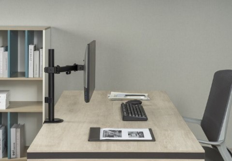 GEMBIRD BIURKOWE REGULOWANE RAMIĘ/UCHWYT NA MONITOR 17-32, VESA 100X100MM, DO 9 KG GEMBIRD BIURKOWE REGULOWANE RAMIĘ/UCHWYT NA MONITOR 17-32, VESA 100X100MM, DO 9 KG