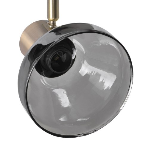 Listwa reflektorowa podwójna czarno-złota sufitowa ścienna Activejet LISA kinkiet E14 do salonu Listwa reflektorowa podwójna czarno-złota sufitowa ścienna Activejet LISA kinkiet E14 do salonu