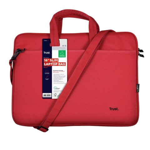 Torba do laptopa TRUST Bologna 16" ECO RED Torba do laptopa TRUST Bologna 16" ECO RED