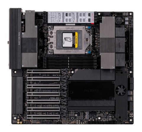 ASUS PRO WS WRX90E-SAGE SE AMD WRX90 Threadripper PRO, 2 x Intel X7100-AT2 dual 10Gb + 1x RTL8211F 1Gb/ USB 3.2 Gen2 x6, 7 x PCI ASUS PRO WS WRX90E-SAGE SE AMD WRX90 Threadripper PRO, 2 x Intel X7100-AT2 dual 10Gb + 1x RTL8211F 1Gb/ USB 3.2 Gen2 x6, 7 x PCI