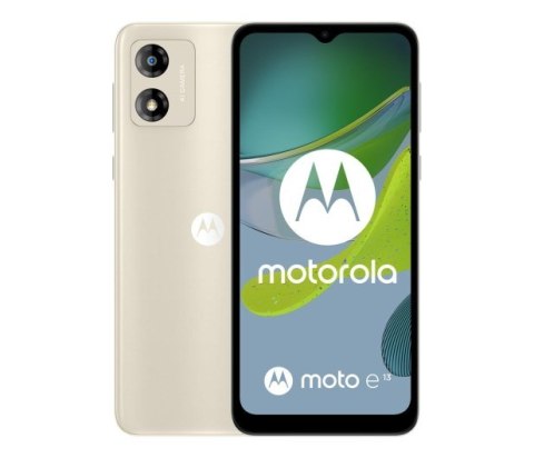 Smartfon Motorola Moto E13 2/64GB 6,5" IPS 1600x720 5000mAh Dual SIM 4G Creamy White Smartfon Motorola Moto E13 2/64GB 6,5" IPS 1600x720 5000mAh Dual SIM 4G Creamy White