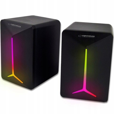 ESPERANZA GŁOŚNIKI 2.0 USB LED RAINBOW FREVO EGS105 ESPERANZA GŁOŚNIKI 2.0 USB LED RAINBOW FREVO EGS105