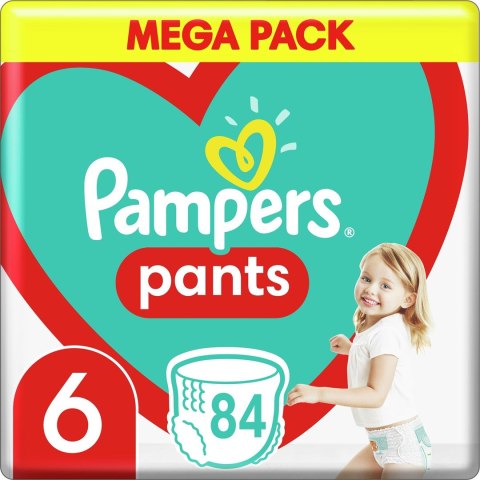 PAMPERS Pieluchomajtki XL Rozm 6, 15+kg,84szt PAMPERS Pieluchomajtki XL Rozm 6, 15+kg,84szt