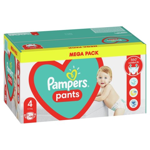 PAMPERS Pieluchomajtki MB Rozm 4, 9-15kg, 108szt PAMPERS Pieluchomajtki MB Rozm 4, 9-15kg, 108szt