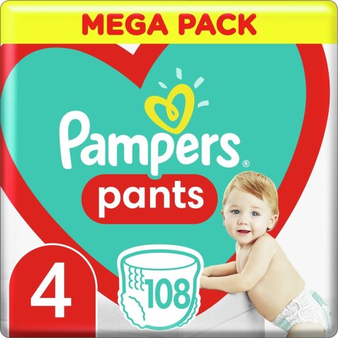 PAMPERS Pieluchomajtki MB Rozm 4, 9-15kg, 108szt PAMPERS Pieluchomajtki MB Rozm 4, 9-15kg, 108szt
