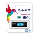 Pendrive ADATA UV220 AUV220-64G-RBKBL (64GB; USB 2.0; kolor czarny)