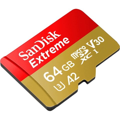 SANDISK EXTREME microSDXC 64 GB 170/80 MB/s A2 SANDISK EXTREME microSDXC 64 GB 170/80 MB/s A2