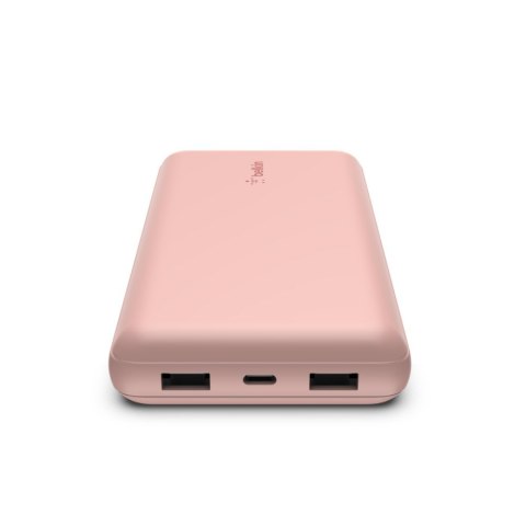 BELKIN POWERBANK 20000 MAH, USB-A C 15W, ROSE GOLD BELKIN POWERBANK 20000 MAH, USB-A C 15W, ROSE GOLD