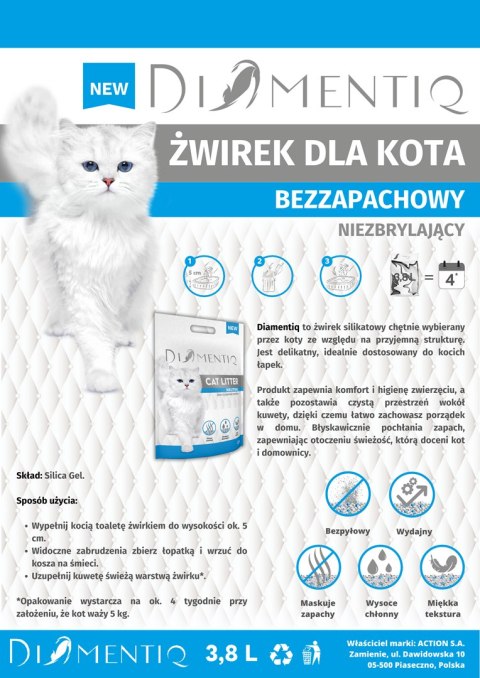 DIAMENTIQ Zestaw Mix żwirków dla kota - 10 szt. DIAMENTIQ Zestaw Mix żwirków dla kota - 10 szt.