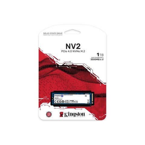Dysk SSD Kingston NV2 (1TB; M.2 2280; PCIe 4.0 x4 NVMe; SNV2S/1000G) Dysk SSD Kingston NV2 (1TB; M.2 2280; PCIe 4.0 x4 NVMe; SNV2S/1000G)