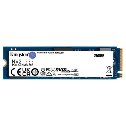 Dysk SSD Kingston NV2 (250GB; M.2 2280; PCIe 4.0 x4 NVMe; SNV2S/250G)