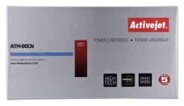 Activejet ATM-80CN Toner (zamiennik Konica Minolta TNP80C; Supreme; 9000 stron; błękitny)