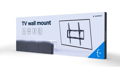 GEMBIRD UCHWYT ŚCIENNY LCD 32"-55" (REGULOWANY) VESA MAX 400 X 400MM, DO 35KG GEMBIRD UCHWYT ŚCIENNY LCD 32"-55" (REGULOWANY) VESA MAX 400 X 400MM, DO 35KG