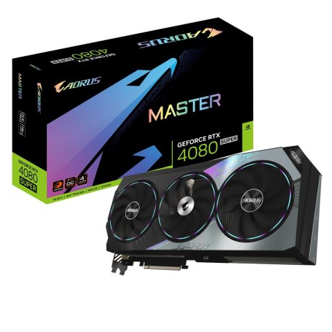 Karta graficzna Gigabyte AORUS GeForce RTX 4080 SUPER MASTER 16GB Karta graficzna Gigabyte AORUS GeForce RTX 4080 SUPER MASTER 16GB
