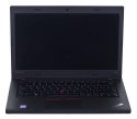 LENOVO ThinkPad L470 i5-6200U 8GB 256GB SSD 14" HD Win10pro + zasilacz UŻYWANY